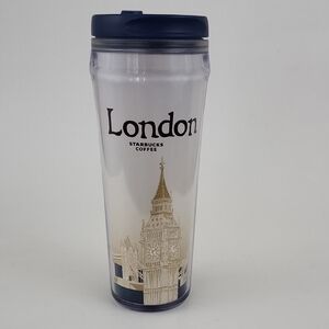 Starbucks Coffee Global Icon 2009 London England Big Ben Travel Tumbler 12 oz